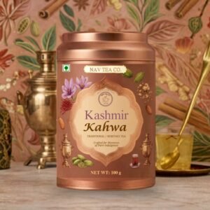 Kashmir Kahwa Tea (100g) Premium Saffron Herbal Green Tea