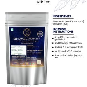 Assam CTC Tea (250g) Strong & Premium Natural Chai | Rich Taste, Fresh Aroma & Daily Energy