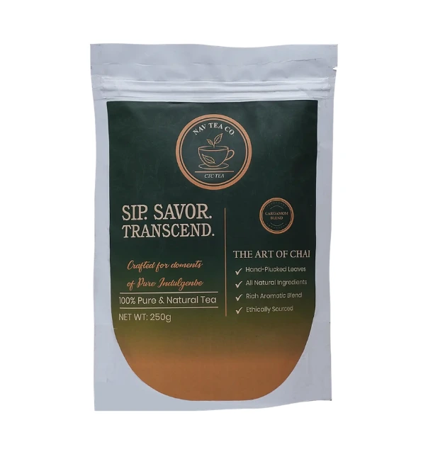 Premium Assam CTC Tea (250g) - Elaichi Flavour, Strong & Fresh Chai